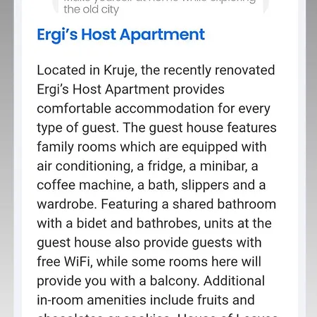 Casa de hóspedes Ergi's